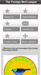 Mobile Screenshot of foreignbirdleague.com